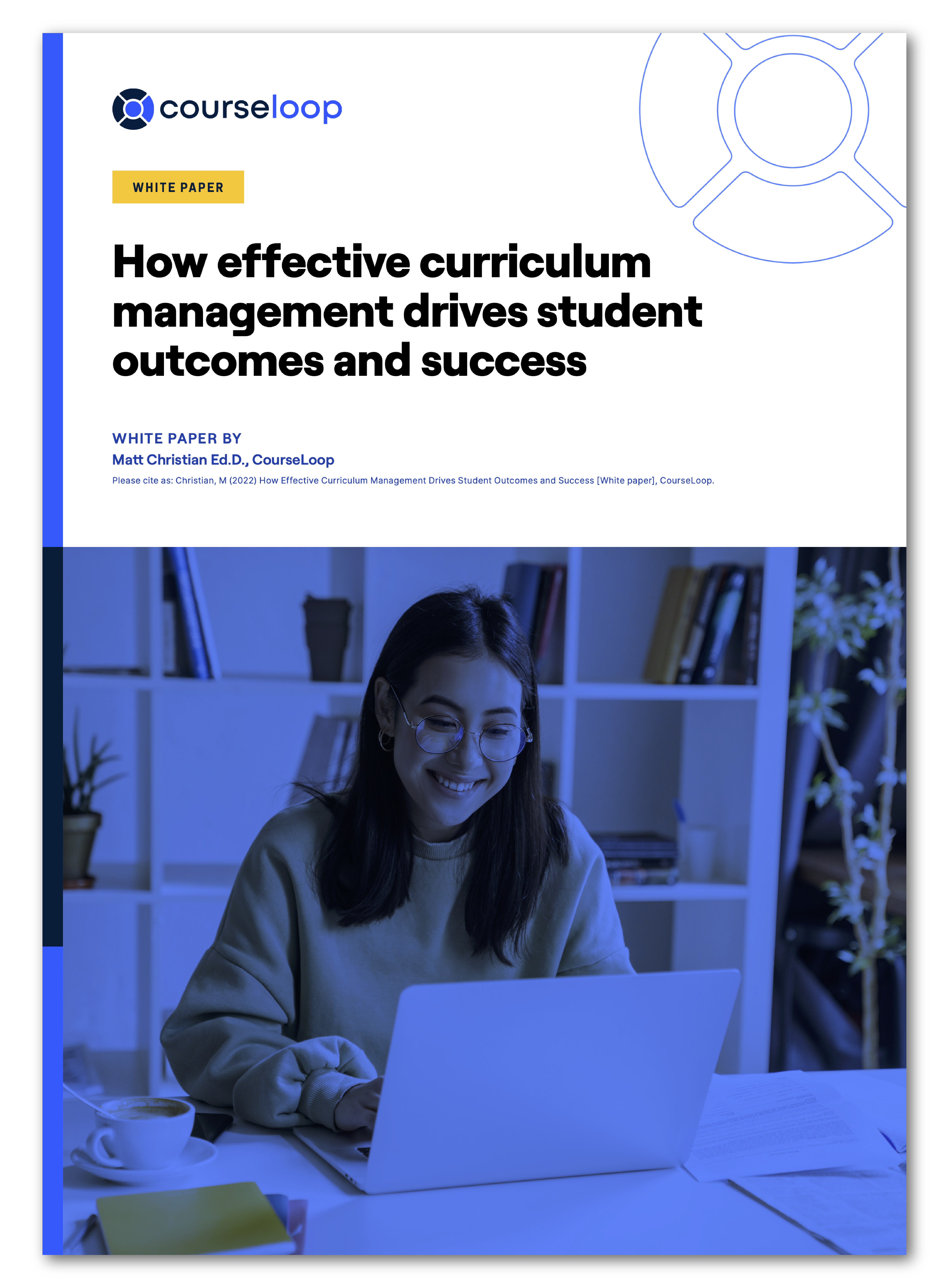 CourseLoop White paper-How Effective Curriculum Management Drives Student Success Cover Page V2-01